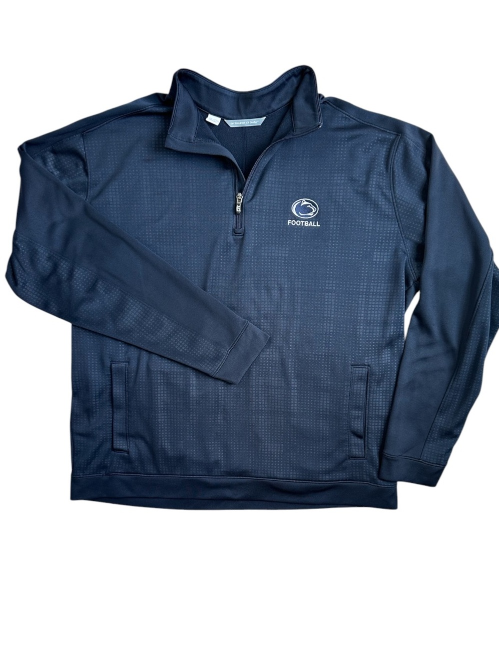 CUTTER & BUCK CB DryTec Penn State Nittany Lions Football 1/4 Zip Pullover XXL